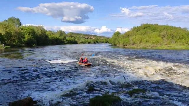 Сплав по реке быстрая сосна Елецкий порог 3 смотреть онлайн
