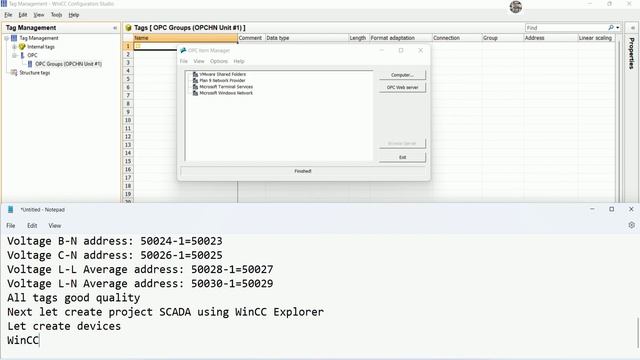 RS485 convert to USB connect with WinCC Explorer V7.5 to read data from power meters смотреть онлайн