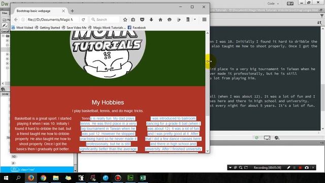 Make a mobile responsive website with Bootstrap lesson 3 - Grid system смотреть онлайн