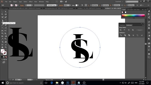 Monogram Logo Illustrator [ Ultimate Tutorial] смотреть онлайн