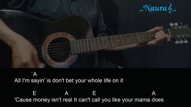 Jordan Davis - Money Isn't Real Guitar Chords Lyrics смотреть онлайн
