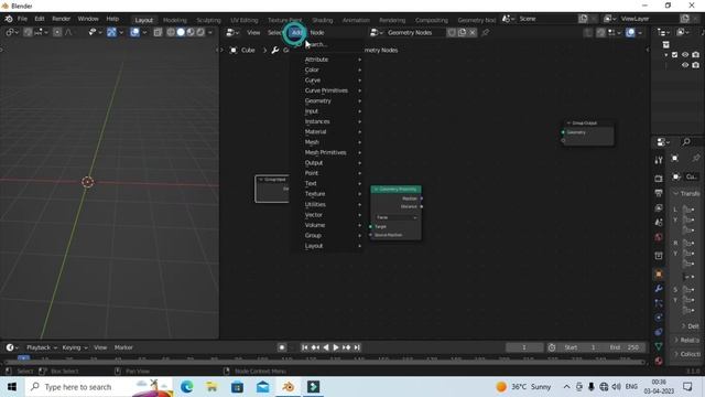 blender all geometry nodes part-01- blender tutorial in hindi смотреть онлайн