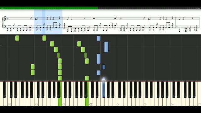 Muse - Supermassive black hole [Piano Tutorial] Synthesia смотреть онлайн