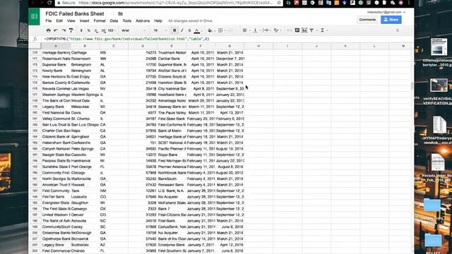 Data Scraping in Google Sheets and Tabula смотреть онлайн