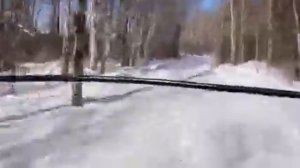 Ski Doo Elite riding a nice trail