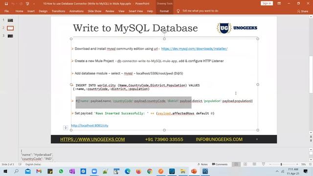 Mulesoft Training | Mulesoft Tutorial For Beginners | Mulesoft MySQL Connector Write Operation смотреть онлайн