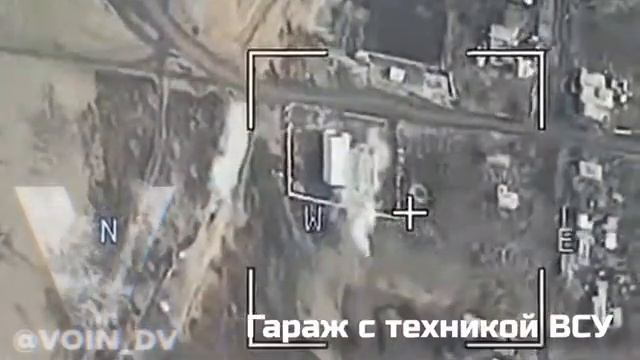 Работа русской артиллерии по позициям боевиков ВСУ смотреть онлайн