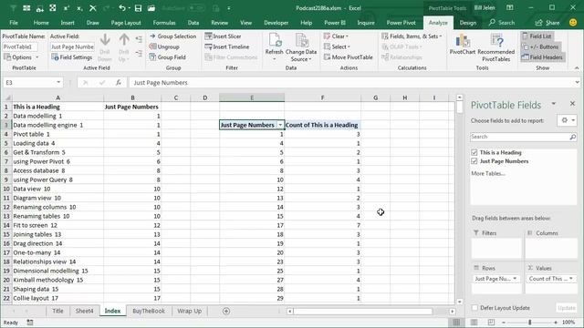Excel - InDesign Index Quality by Grouping Numbers in an Excel Pivot Table - Episode 2186a смотреть онлайн