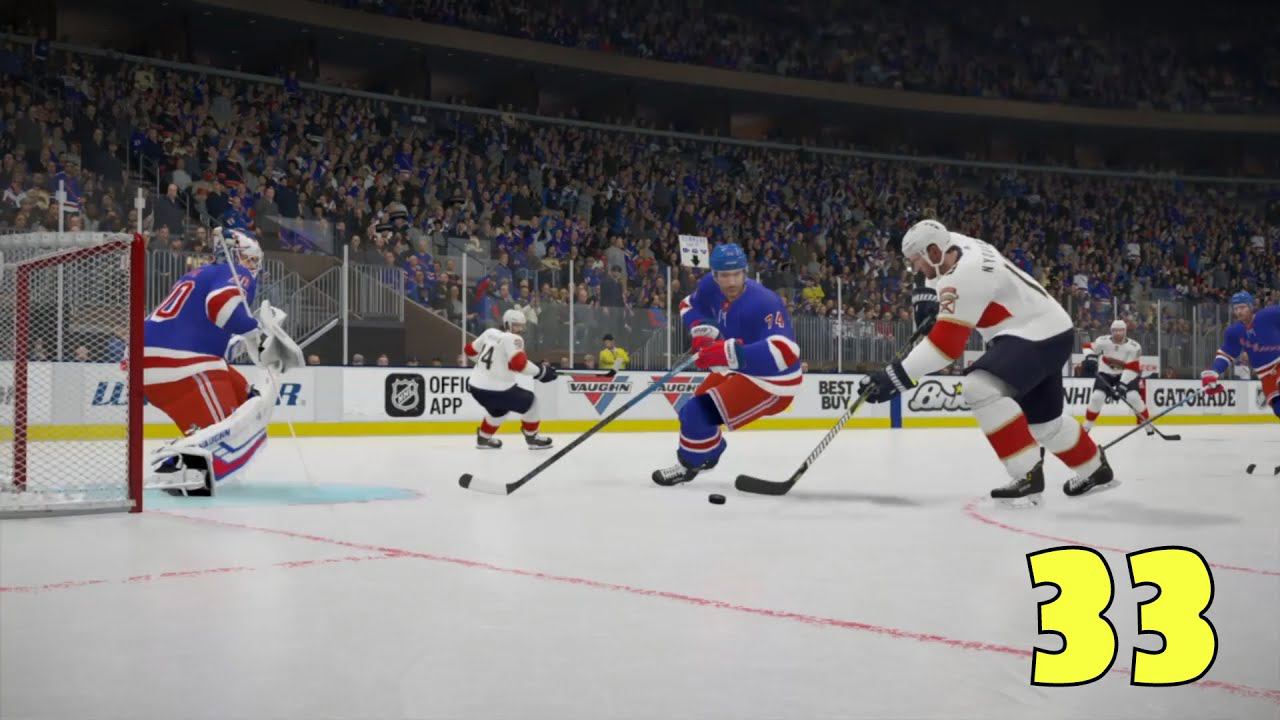 ФЛОРИДА - НЬЮ-ЙОРК, ПЕРВЫЙ РАУНД ПЛЕЙ-ОФФ | Карьера за Рейнджерс #33 смотреть онлайн