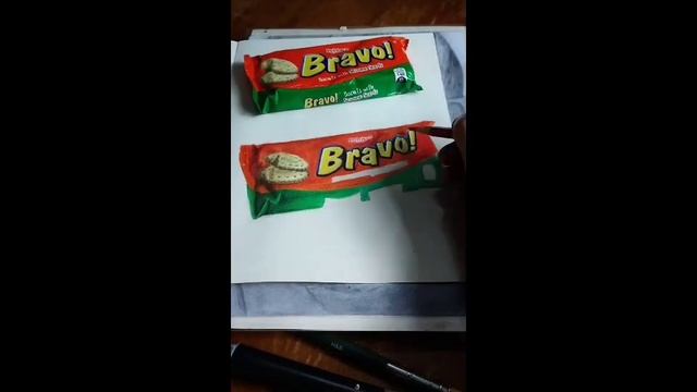 Realistic drawing of bravo biscuit смотреть онлайн