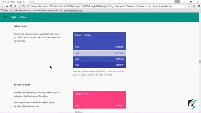 #2.7 Android Material Design Color Standards by Google for Android App Development смотреть онлайн