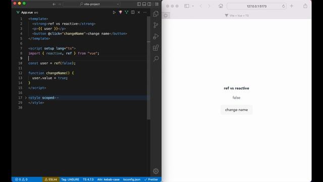 Vue 3 Reactivity - ref vs reactive смотреть онлайн