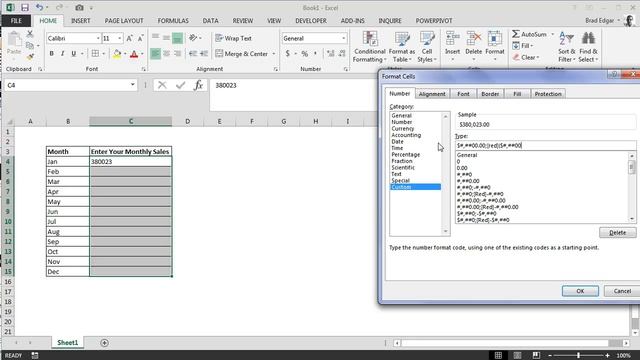 Use Excel Custom Number Formatting for Data Validation смотреть онлайн