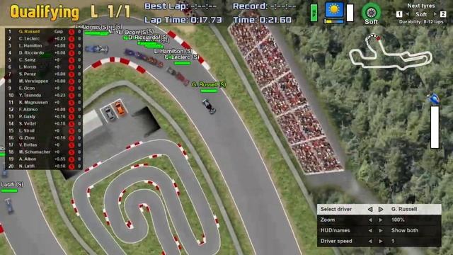 Ultimate 2D Racing 2 - F1 2022 Mod Test | AI Championship | F1 2022 PixelGo Mod смотреть онлайн