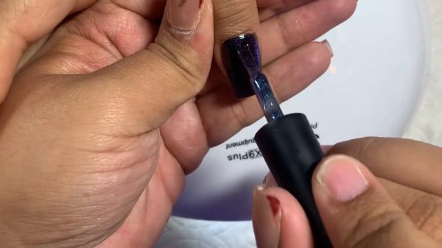 Cateye Galaxy Medium Square Apres Gel X Nails Set/ Soft Gel Extensions/ SnappedBySydd смотреть онлайн