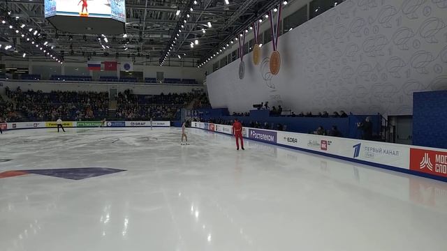 Гран-при России 2022-2023 "Московские звёзды" на ЦСКА Арене, 13.11.2022, разминка ПП, пары смотреть онлайн