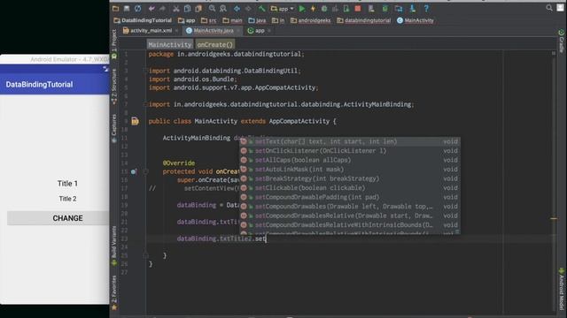Data binding in Android. Make Android development fun again - Part 1 смотреть онлайн