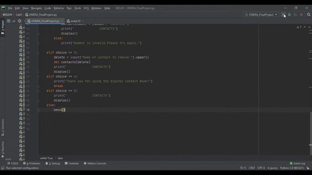 PythonProject: Contact book using Python смотреть онлайн