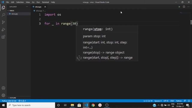 how to create a virus with python | #1 смотреть онлайн