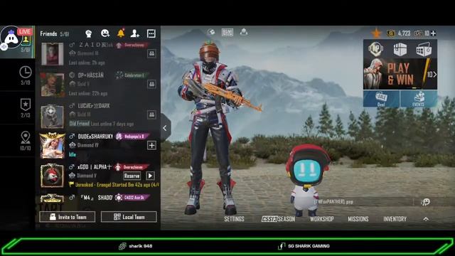 SG SHARIK GAMING IS LIVE? WITH RANDOM ?TEAMMATES BGMI! смотреть онлайн