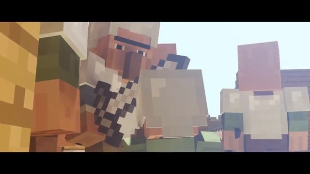Война жителей и эндерменов( Minecraft) смотреть онлайн