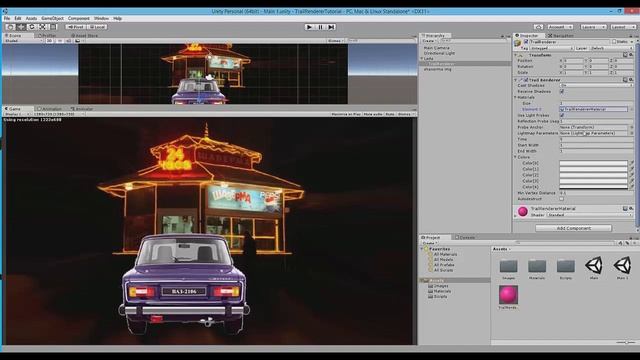 Как сделать эффект Trail Renderer в Unity 3D [ThrillaBit Cafe] смотреть онлайн