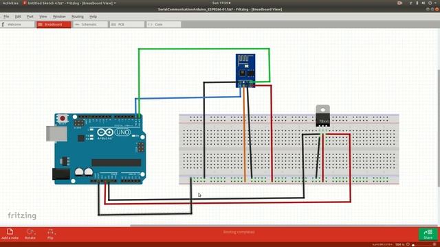 Serial Communication - Arduino UNO and ESP8266 (ESP-01) смотреть онлайн
