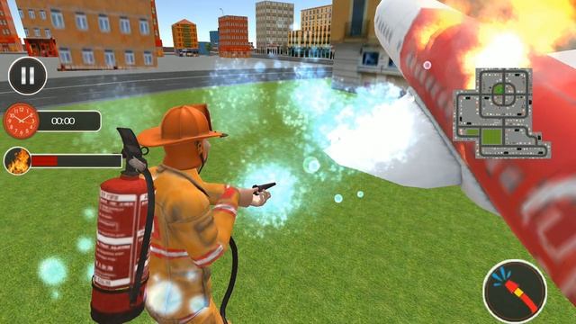 Fire Fighter Truck Real City Heroes Game, Gameplay смотреть онлайн