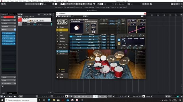 Обзор бесплатного музыкального софта ч.1.1 Steven Slate Drums 5.5 Free обзор настроек и возможносте