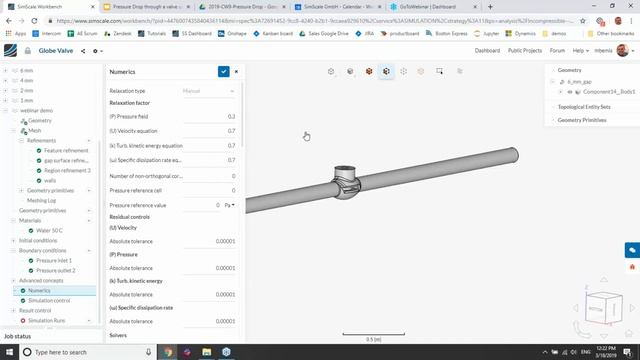 How to Calculate the Pressure Drop across a Valve Using CFD смотреть онлайн