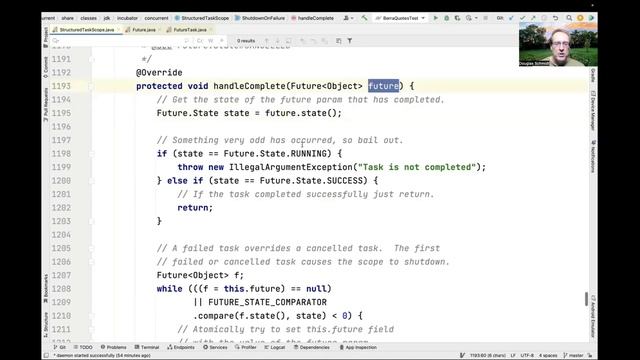 Walkthrough of the Java ShutdownOnFailure Code смотреть онлайн