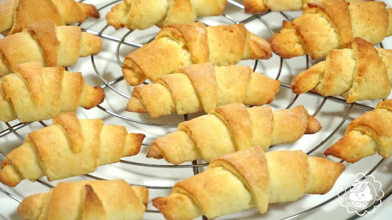 Вкуснейшее ТВОРОЖНОЕ печенье "рогалики". Быстро и просто к чаю. смотреть онлайн
