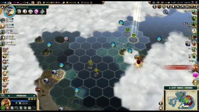 Let's Play Civilization 5 Vox Populi - India p.13 (deity, epic) смотреть онлайн
