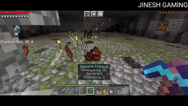 Minecraft | Minecraft Jar Only World Gameplay | Dungeon Run In Minecraft | Jinesh Gaming | Part-9 смотреть онлайн
