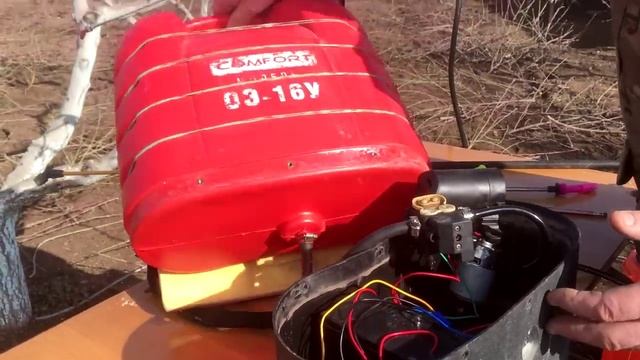 Чистка опрыскивателя Умница ОЭМР-12