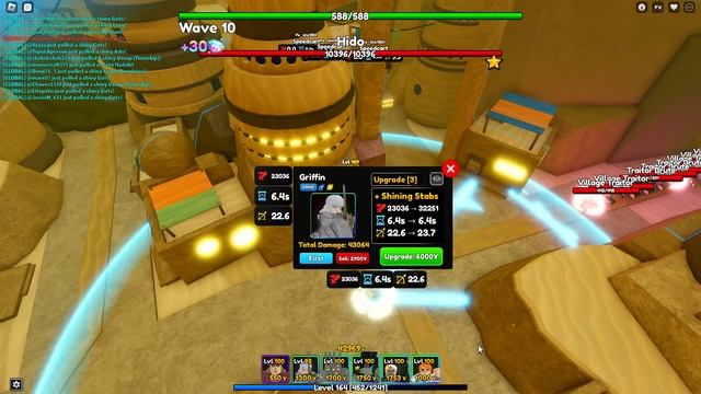 GRIFFITH SHOWCASE! | Anime Adventures (ROBLOX) смотреть онлайн
