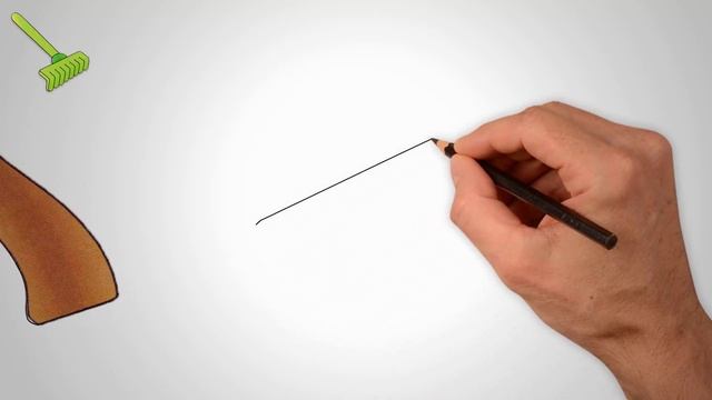 How to draw an ax, rake, shovel, bucket смотреть онлайн