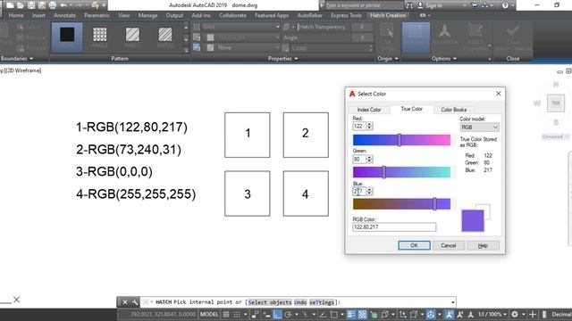 شرح طريقة ادخال كود الالوان بصيغة RGB ببرنامج اوتوكاد смотреть онлайн