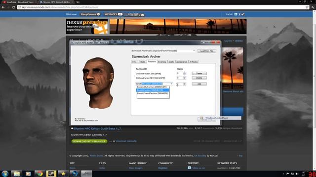 Skyrim How To Edit Your Own Npc / NPC Editor смотреть онлайн
