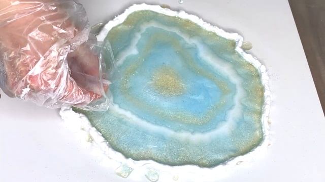 Подставка из эпоксидной смолы своими руками. Resin Art. смотреть онлайн