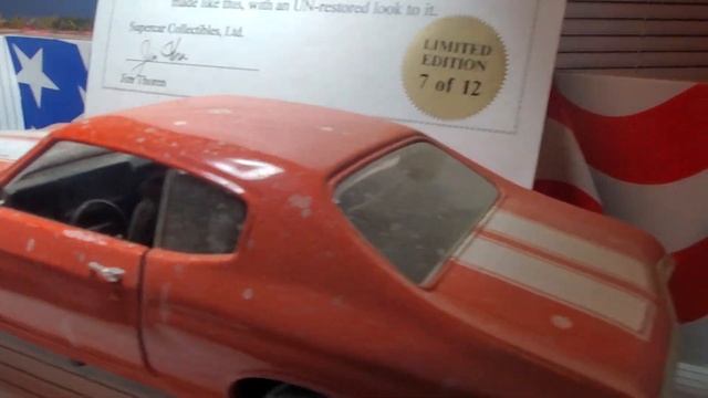 Ertl 118 scale 1970 Chevelle 1 out of 12 un restored смотреть онлайн