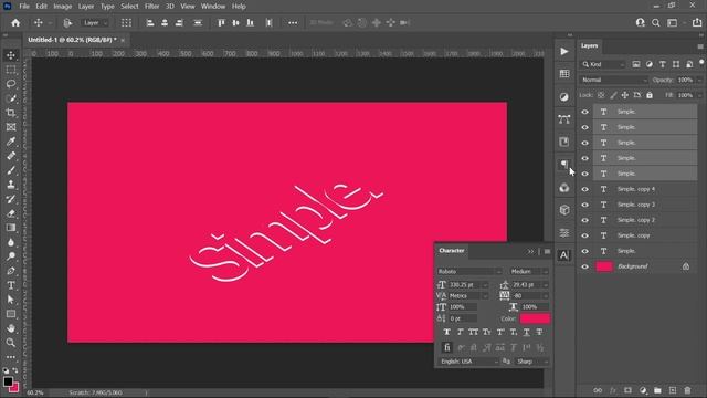 Quick Photoshop Tutorial: Multi-Layered Isometric Text Effect смотреть онлайн