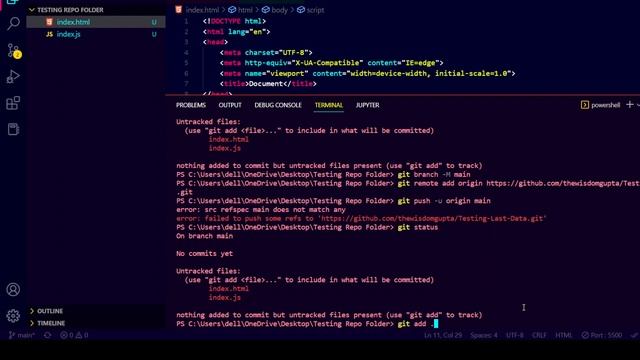 How to push code to github | How to host on netlify from github | Github Tutorial (Hindi.) смотреть онлайн