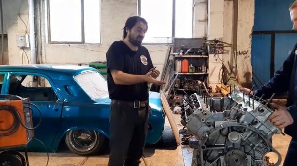 Устанавливаем мотор с кроссового ГАЗ 53 в Волгу