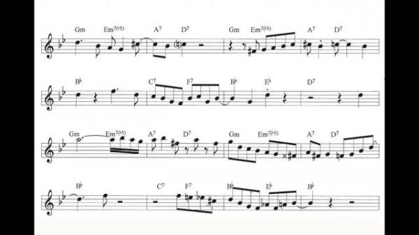 Scott Hamilton plays: Love Me Or Leave Me (solo transcription)