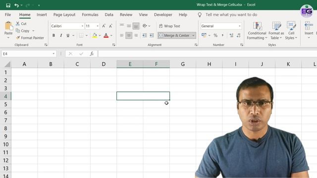 How to Use Wrap Text & Merge Cells in Excel | Format Cells In Excel in Hindi | Excel Globe Video #1 смотреть онлайн