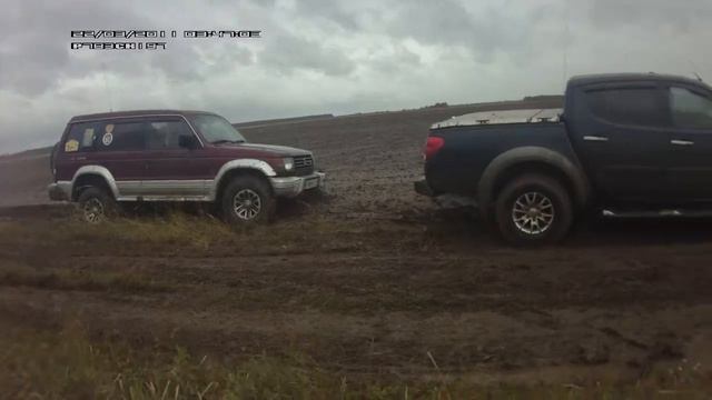 L200 vs Pajero смотреть онлайн