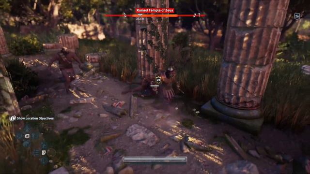 ASSASSIN'S CREED ODYSSEY GAMEPLAY - Ruined Temple of Zeus (PS4, Xbox One) смотреть онлайн