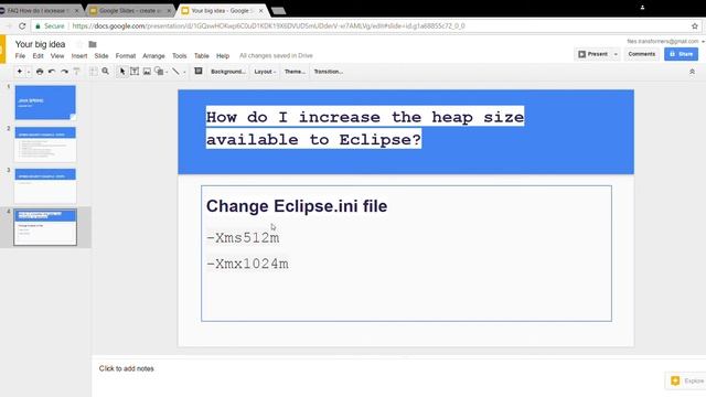 Java Eclipse IDE heap size смотреть онлайн