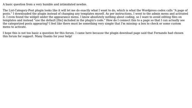 Wordpress: plugin-list-category-post Instructions смотреть онлайн